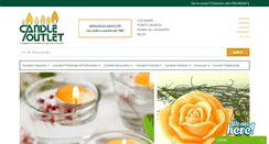 Desktop Screenshot of candleoutlet.it