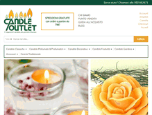 Tablet Screenshot of candleoutlet.it